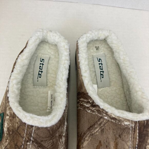 Michigan State University Camo Sherpa Slippers Womens Medium 9/10 Camouflage MSU - Picture 6 of 10